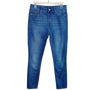 Gap 1969 High Rise Skinny Jeans Size 27  Stretch Denim 10 inch Inseam EUC